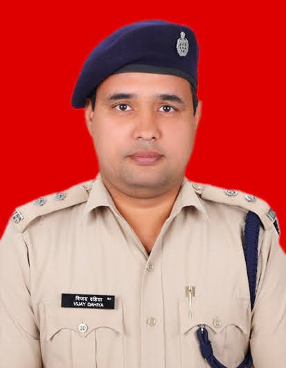 a Fire Officer in Blue cap uniform